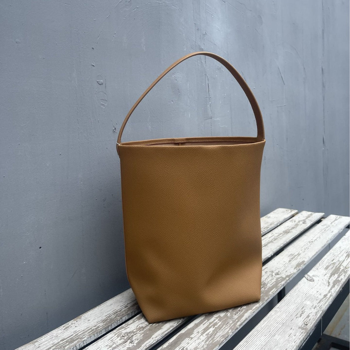 Women's Na Litchi Pattern Leather Large Capacity Shoulder Bags
