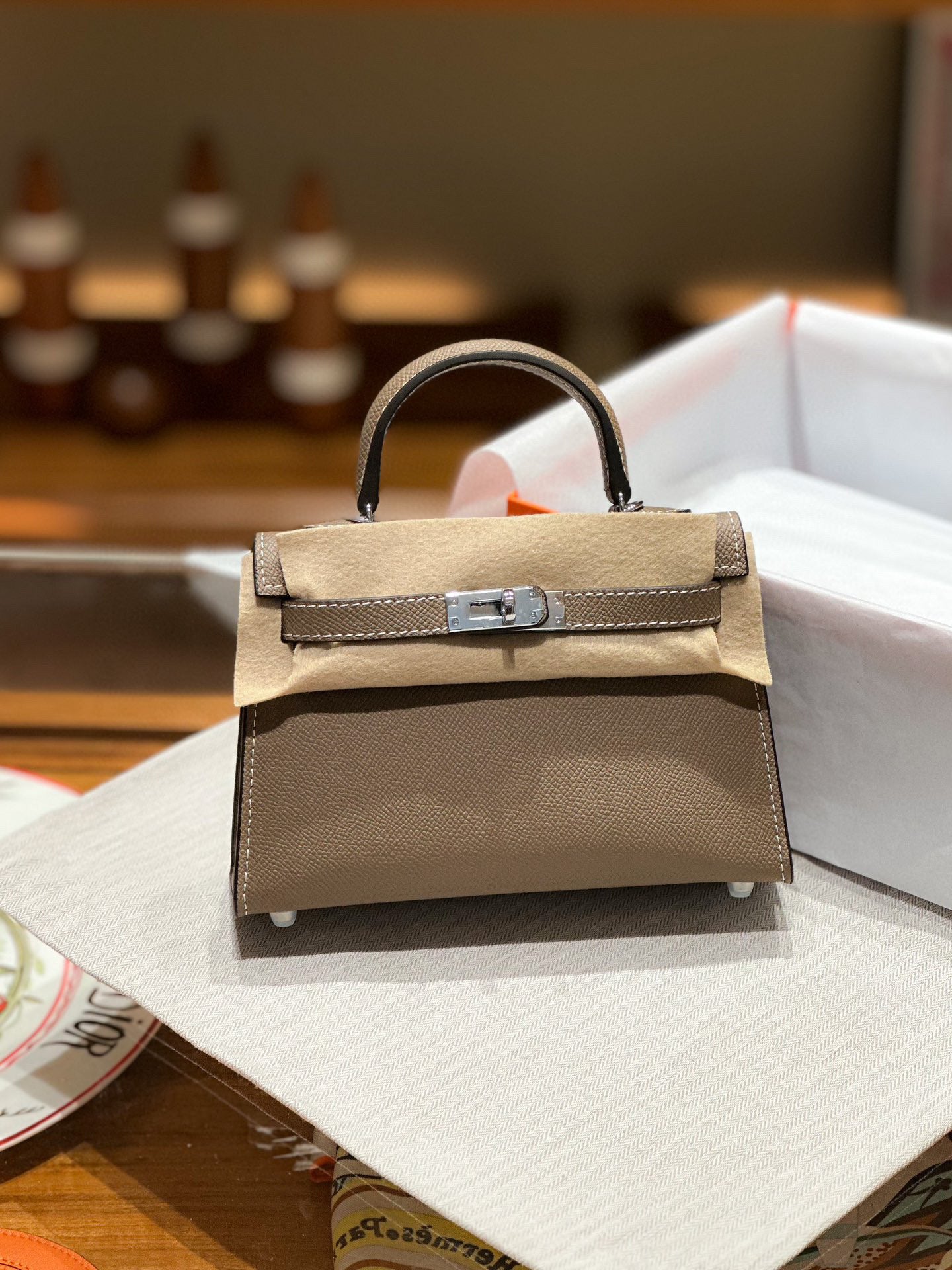 Women's Leather Second Generation Kelly Mini Fashionable Crossbody Bags