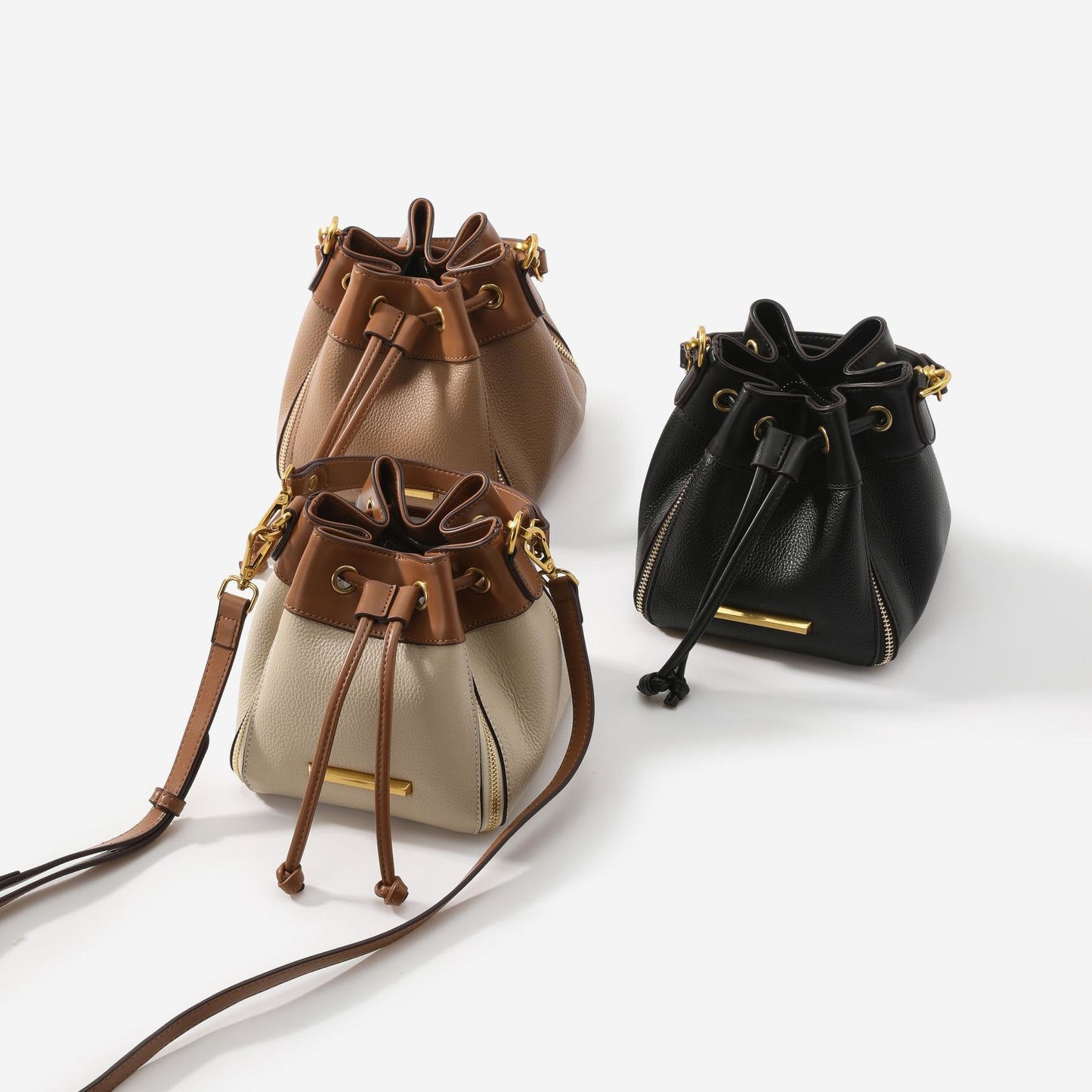 Women's Niche Round Color Block Fashion Bags