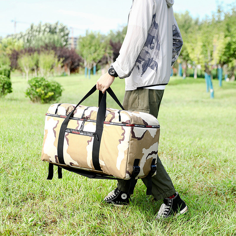 Women's & Men's & Large Capacity Storage Camouflage Travel Bags