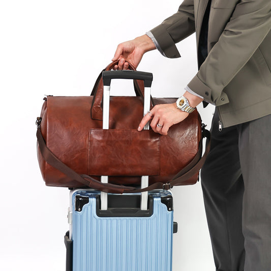 Retro Fashion Suit Business Outing Foldable Travel Bags