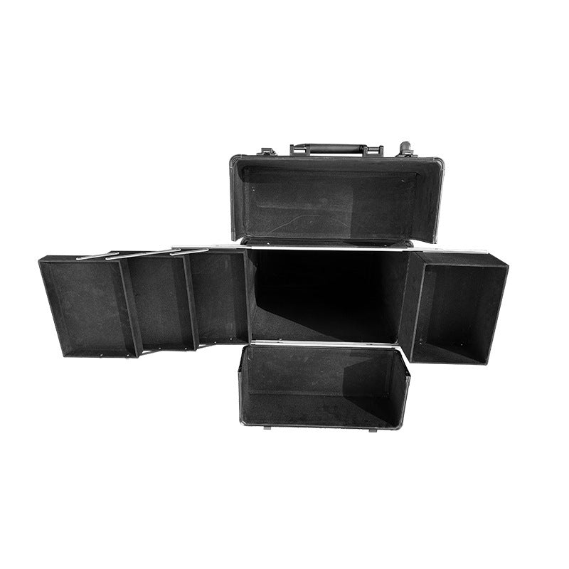 Large Capacity Water Cube Aluminum Alloy Cosmetic Cases