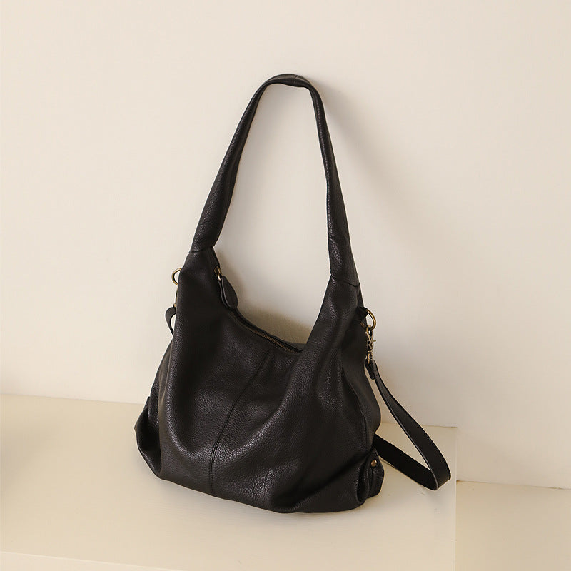 Women's Genuine Leather High Sense Large Capacity Tote Bags