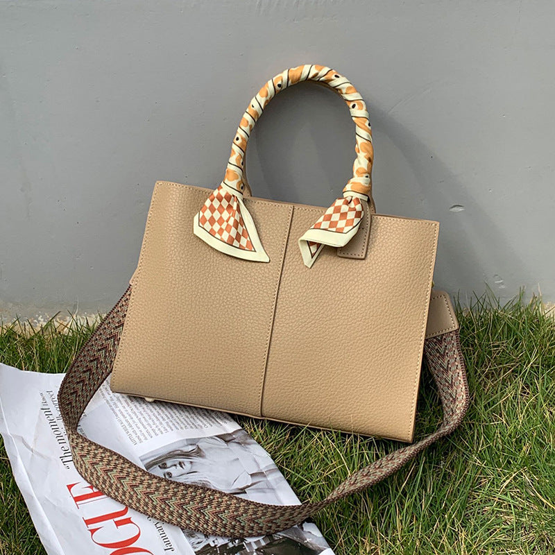 Women's Leather Portable Niche Large Capacity High-grade Crossbody Bags