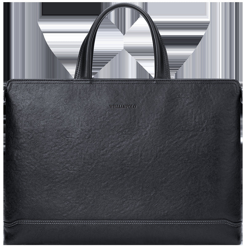 Men's Paul First Layer Cowhide Business Genuine Bags