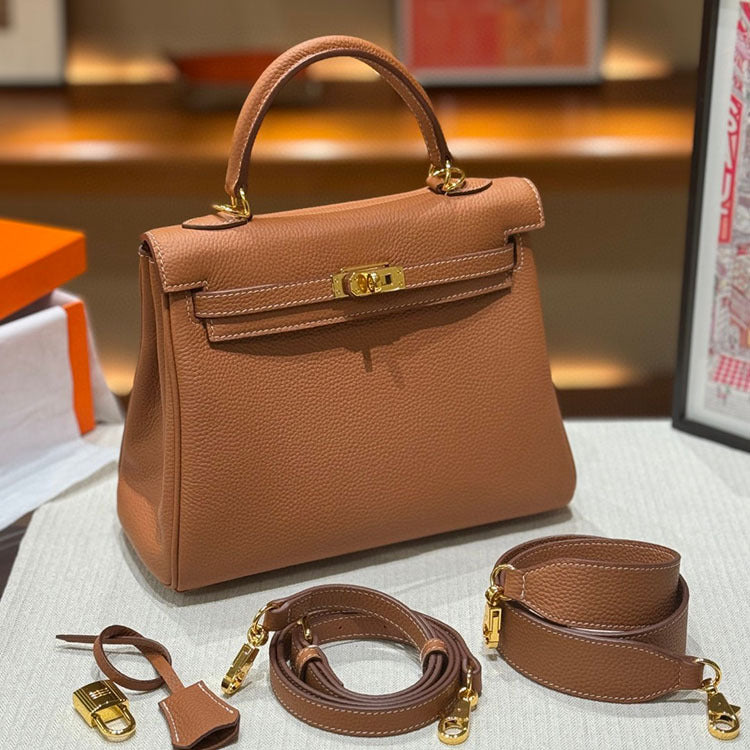 Women's Trendy High-grade Wide Strap Kelly First Crossbody Bags