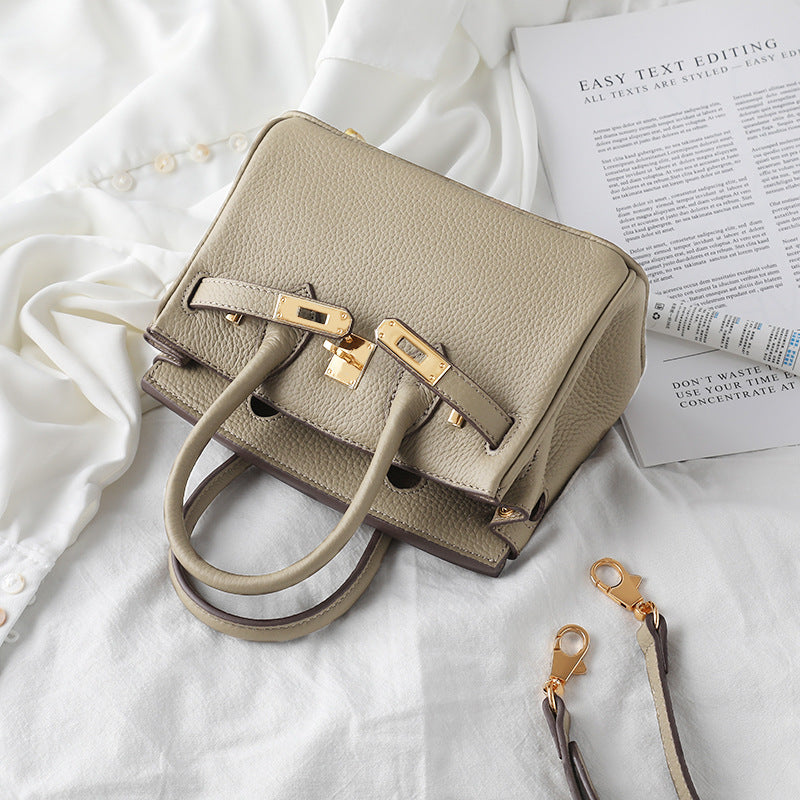 Women's Top Layer Cattlehide Leather Fashion Mini Shoulder Bags
