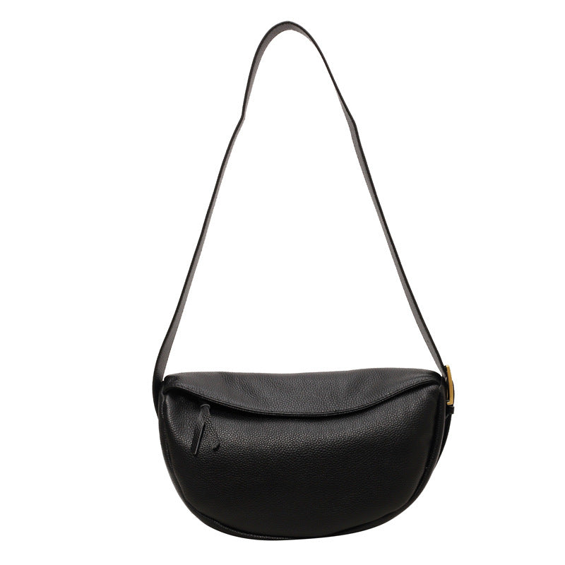 Women's Leather Large Capacity Soft Dumpling First Shoulder Bags