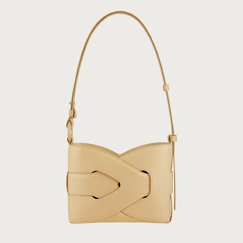 Woven French Pauline Niche Retro Twist Portable Shoulder Bags