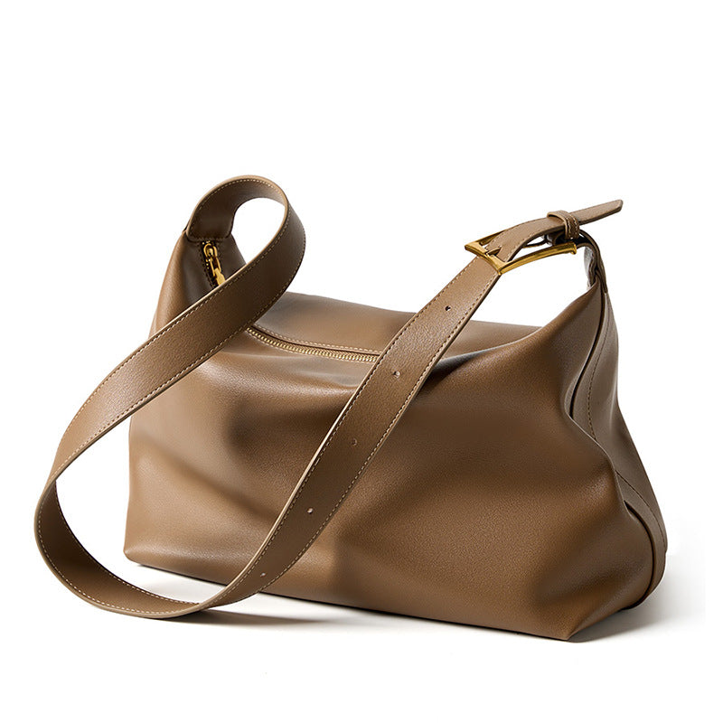 Women's Genuine Leather Underarm Large Hobo Cow Crossbody Bags