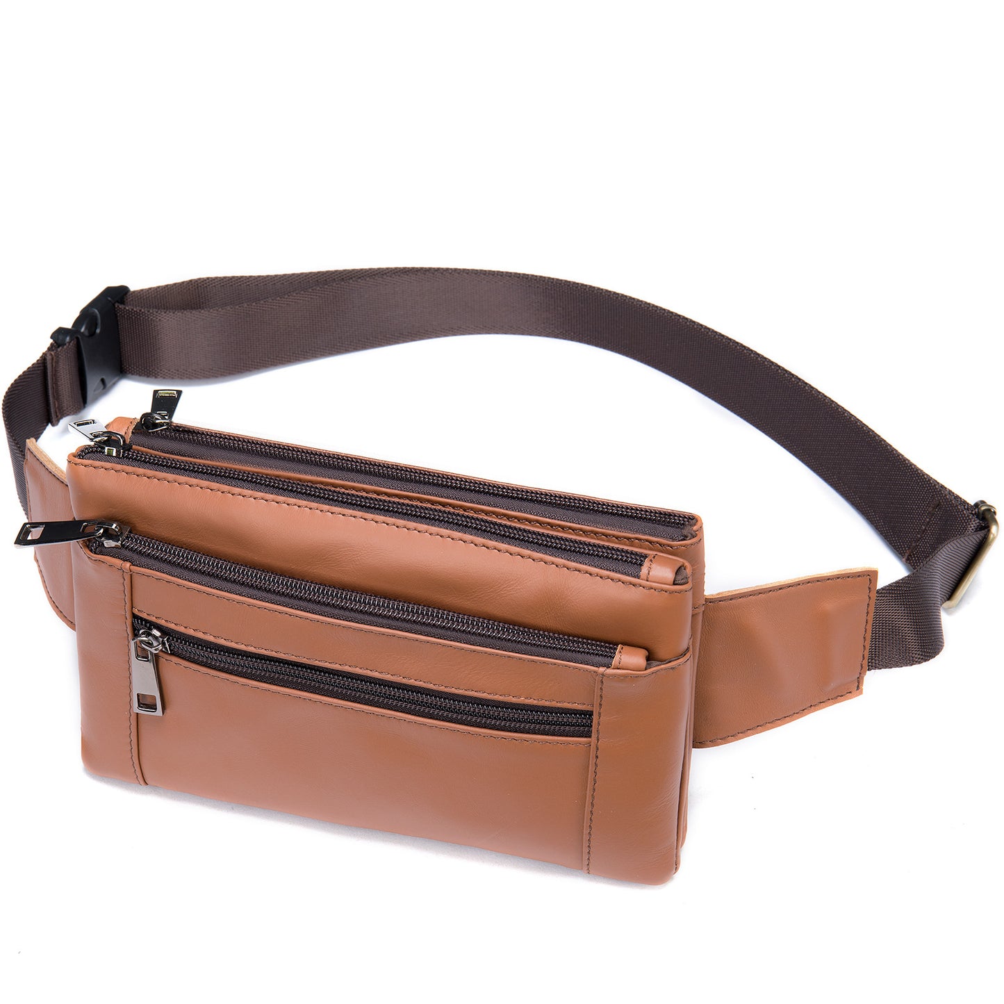Men's Genuine Leather Mobile High Sense First Men's Waist Packs