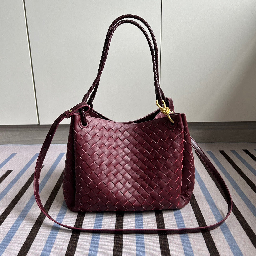 Woven Parachute Large Capacity Commuter Open Shoulder Bags
