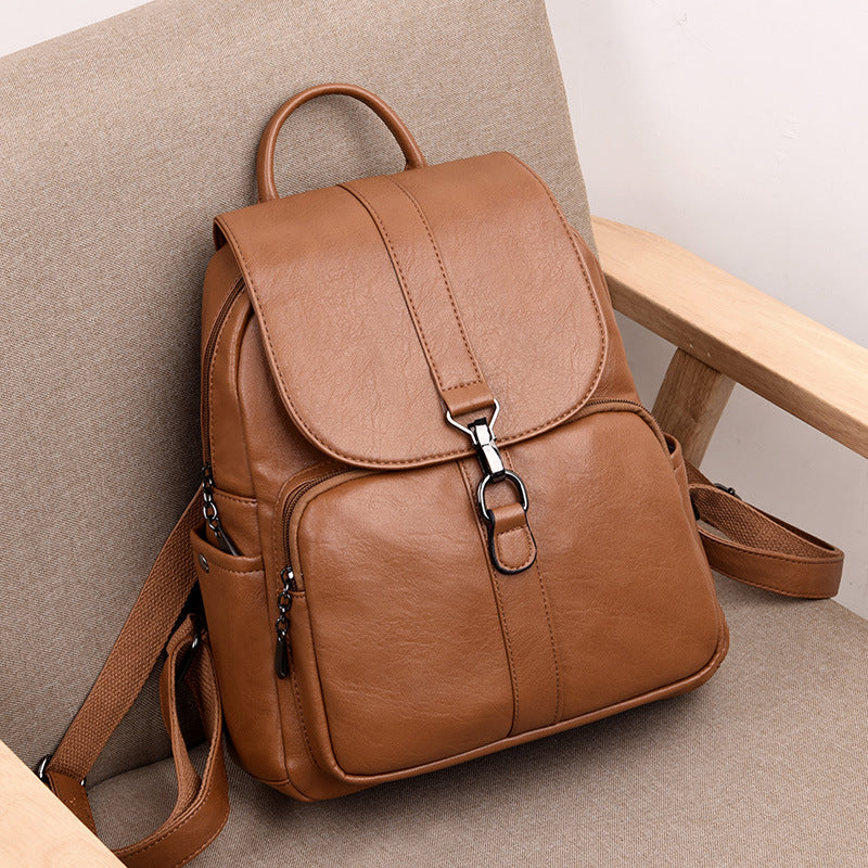 Women's Classic Fashion Large Capacity Hook Mom Backpacks