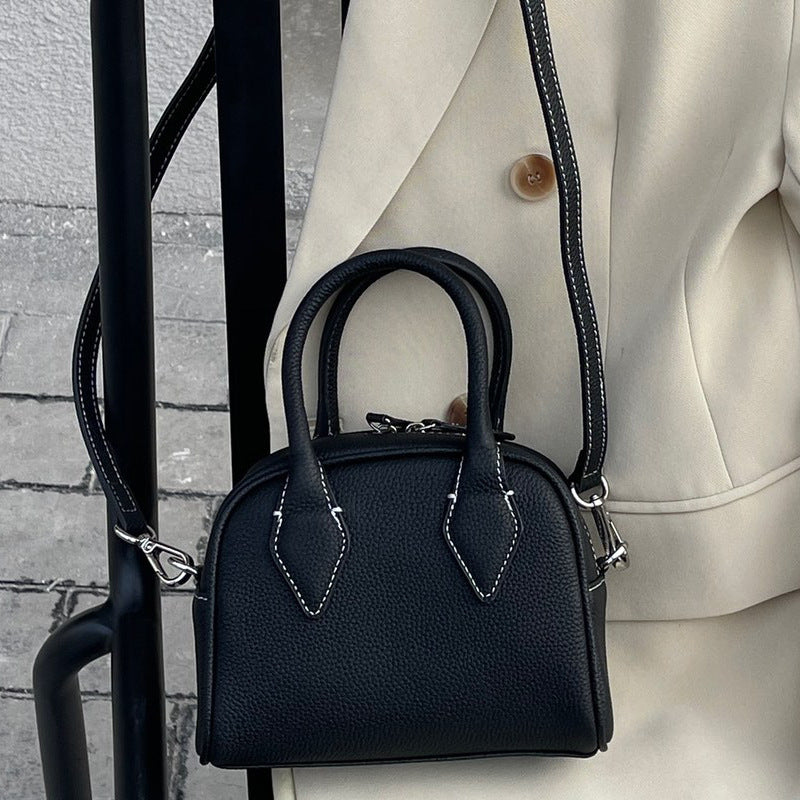 Women's Niche Bowling One Boston Portable Leather Shoulder Bags