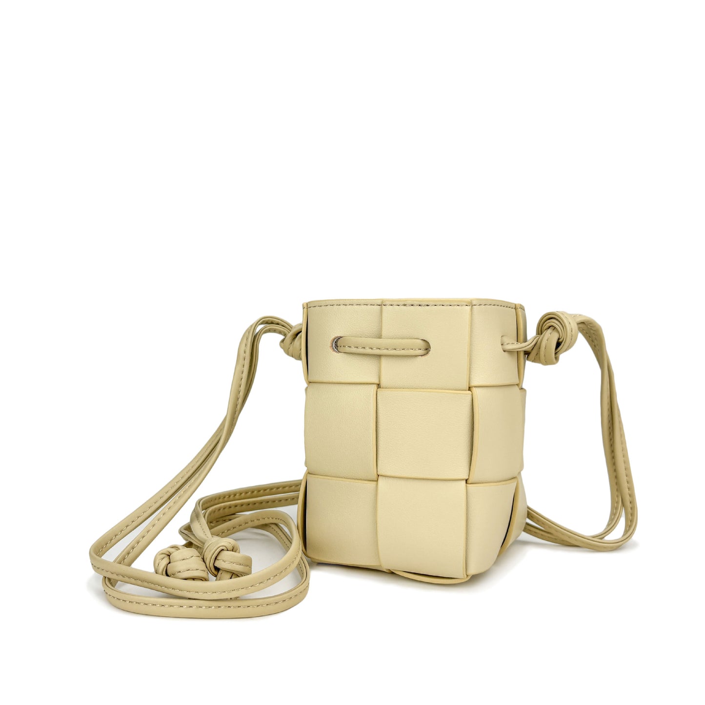 Women's Trendy Spring Woven Niche Portable Mini Bucket Bags