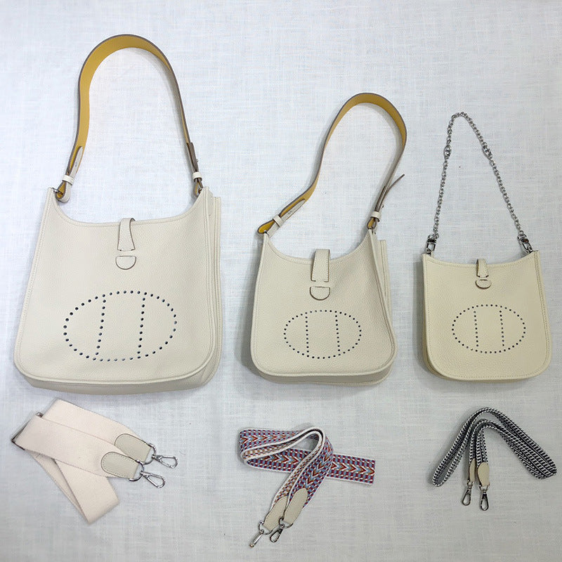 Pretty Classy Layer Cowhide Leather Versatile Bags