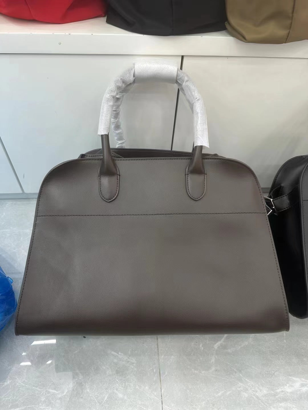 Cowhide Frosted Niche Large Capacity Color Bucket Bags