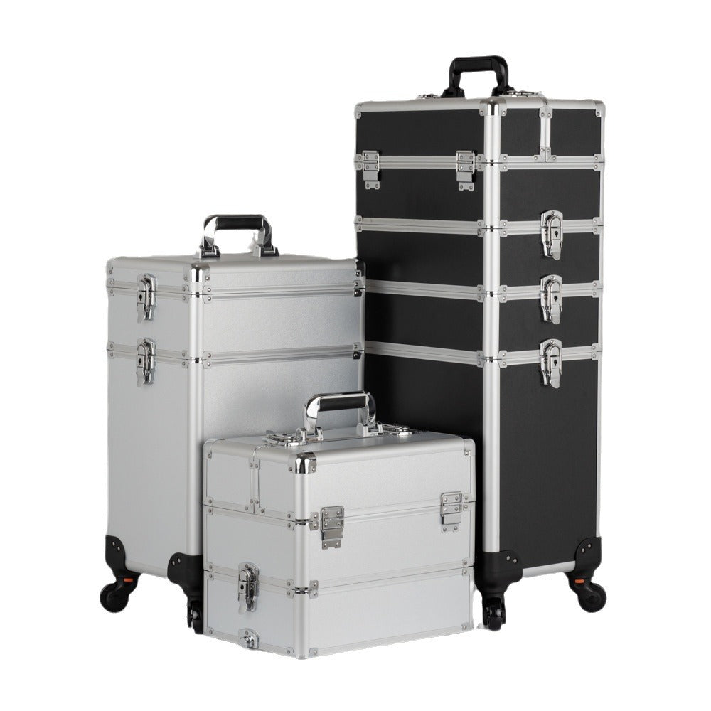 Large Capacity Storage Box With Manicure Cosmetic Cases
