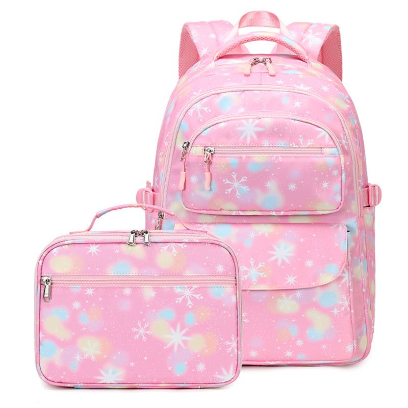Women's Printed Large Capacity Combination Fashion Middle School Students' Schoolbags