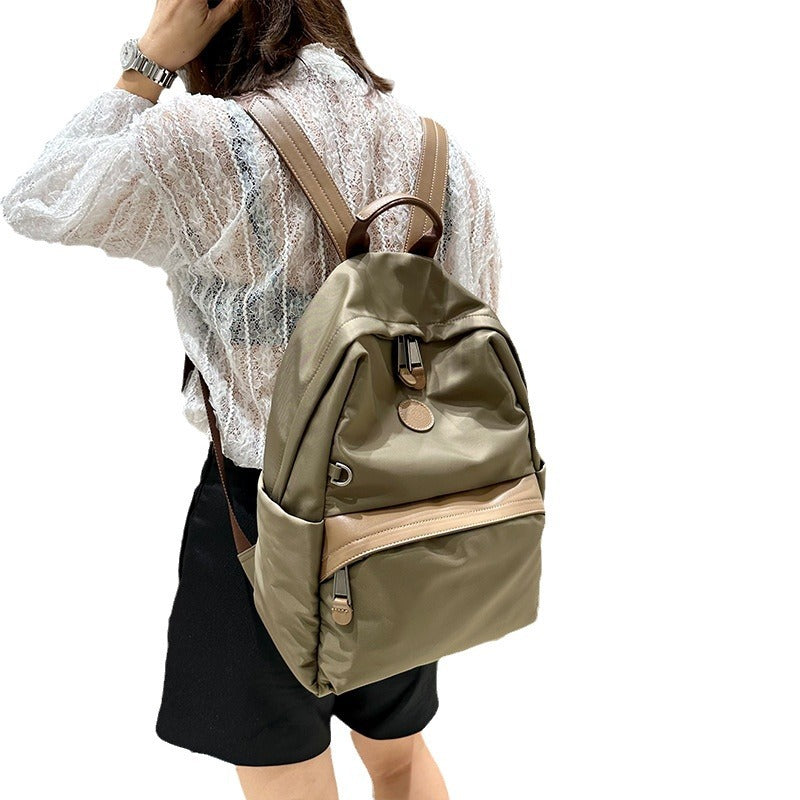 Women's Korean Fashionable Oxford Cloth Large Capacity Backpacks