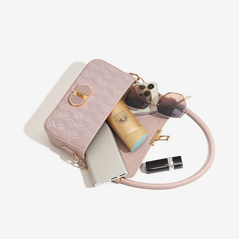 French Style Underarm High-grade Pink Female Crossbody Bags
