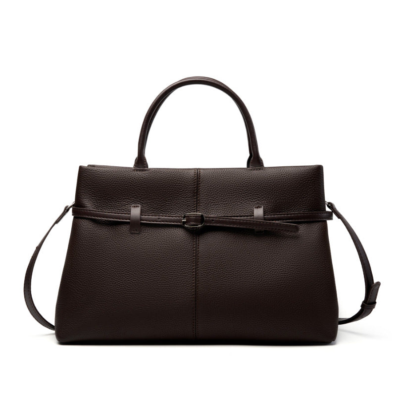 Women's High-grade Leather Large Capacity Commuter Crossbody Bags