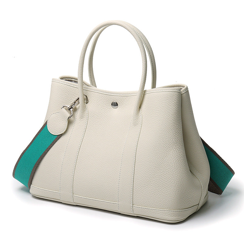 Women's First Layer Cowhide Simplicity Genuine Leather Handbags
