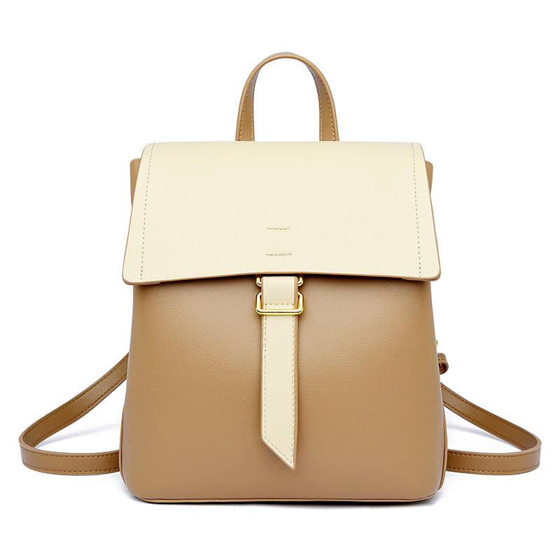 Women's Comfortable Soft Leather Commuter Fashion Backpacks