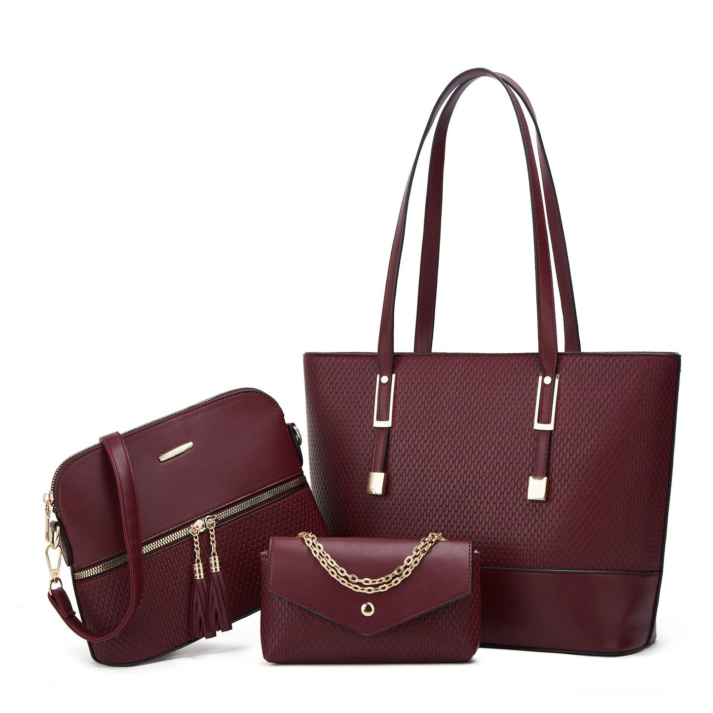 Durable Fashion Large Iron Chain Capacity Shoulder Bags