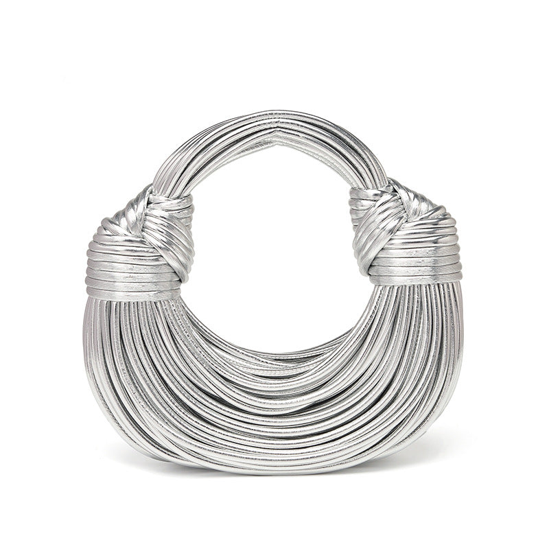 Women's Niche Unique Design Wire Noodle Trendy Bags