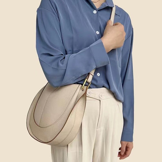 Women's Soft Leather Design Special Interest Light Luxury Shoulder Bags