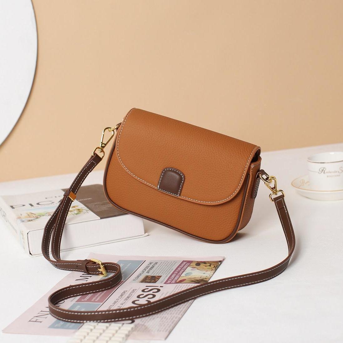 Leather Minority Lightweight Genuine Fashion Trendy Small Square Bags