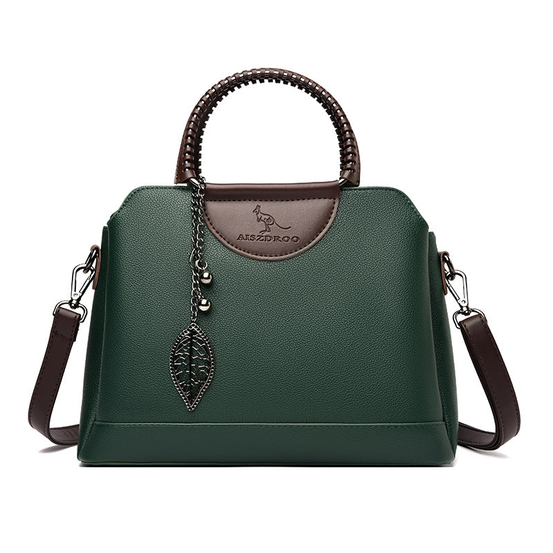 Women's Fresh Sweet Mother Trendy Contrast Color Shoulder Bags