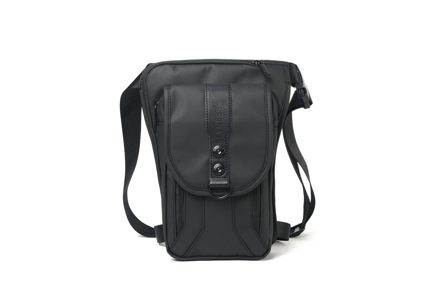 Men's Nylon Fashion Black Oxford Cloth Portable Men's Chest Bags