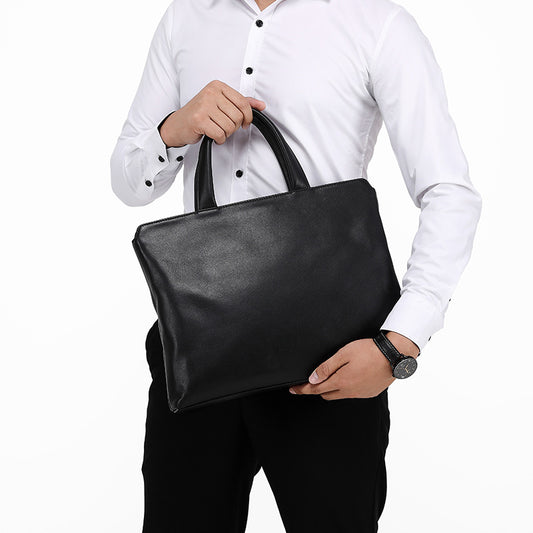 Men's Large Capacity Top Layer Cow Leather Bags