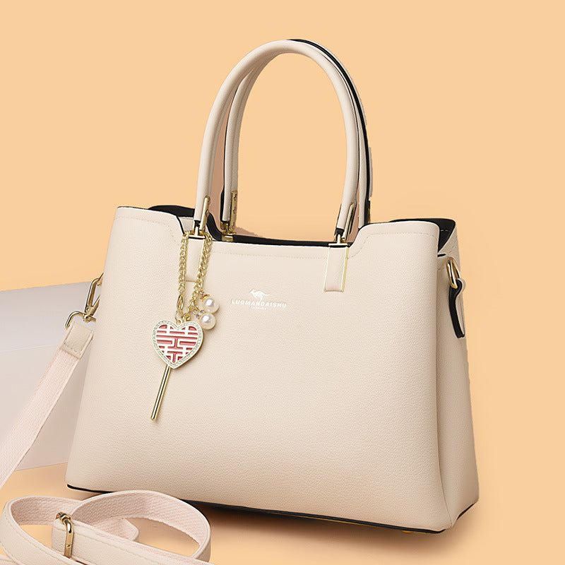 Women's Soft Leather Mouth To Give Mom Tote Bags