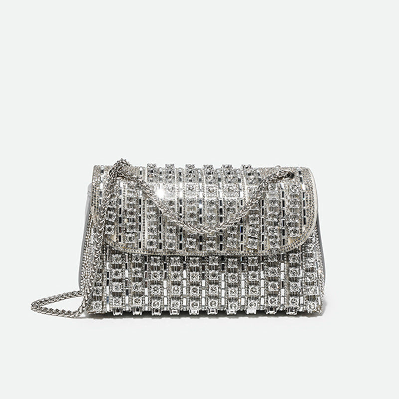 Women's Design Dinner Underarm Full Diamond Dionysian Shoulder Bags