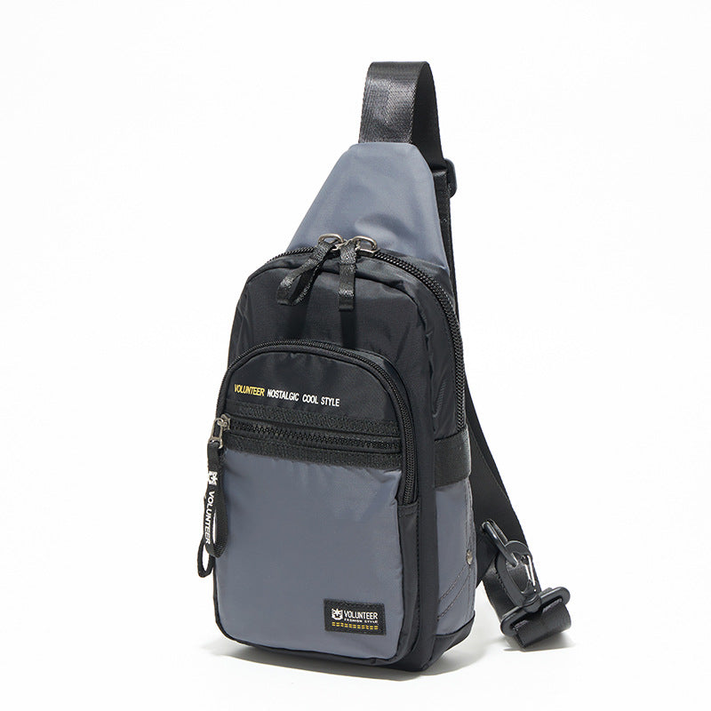 Men's Graceful Charming Trendy Mini Canvas Men's Chest Bags