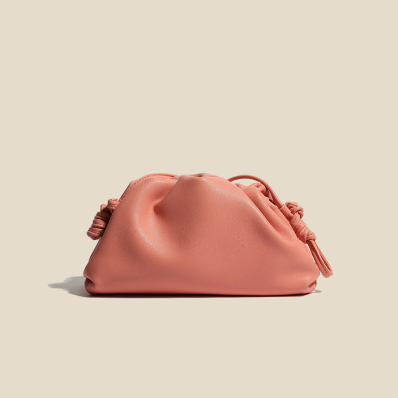 Women's Cloud Solid Color Soft Full Grain Crossbody Bags