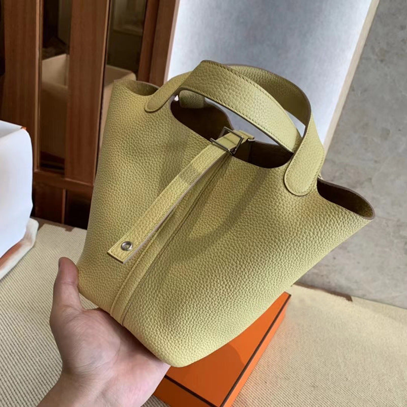 Women's Vegetable Basket For Hand Holding Fashion Bucket Bags