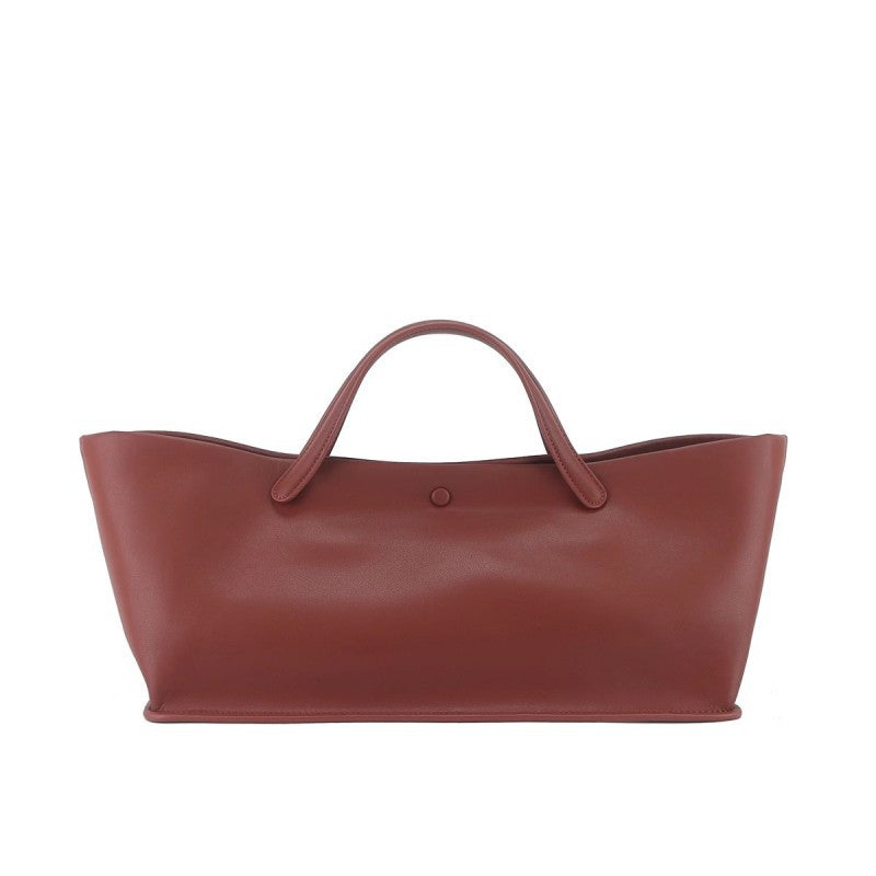 Women's Portable Simple Style Commuter High-grade Large Handbags
