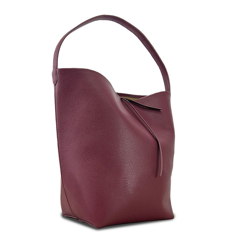 Large Capacity Underarm High Sense Light Bucket Bags