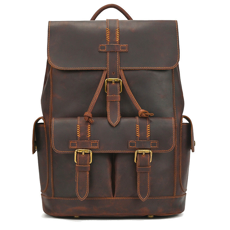 Women's & Men's & Crazy Horse Leather Vintage Backpacks