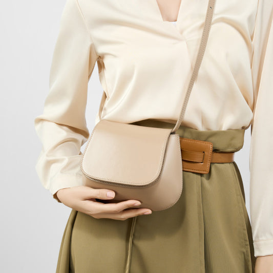 Women's Genuine Leather Advanced Texture Niche Popular Crossbody Bags