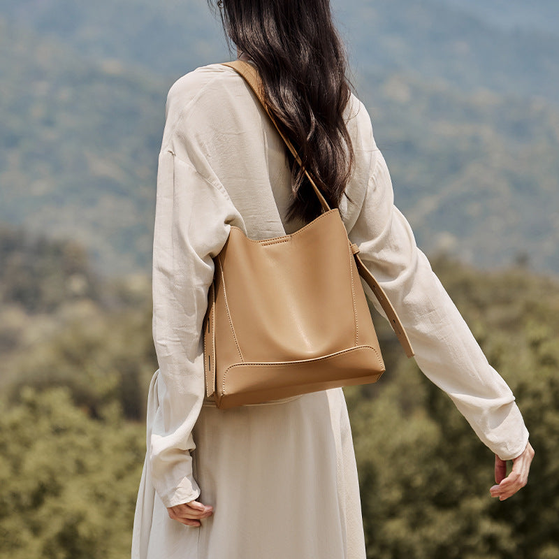 Women's Fashion Genuine Leather Large Capacity Shoulder Bags