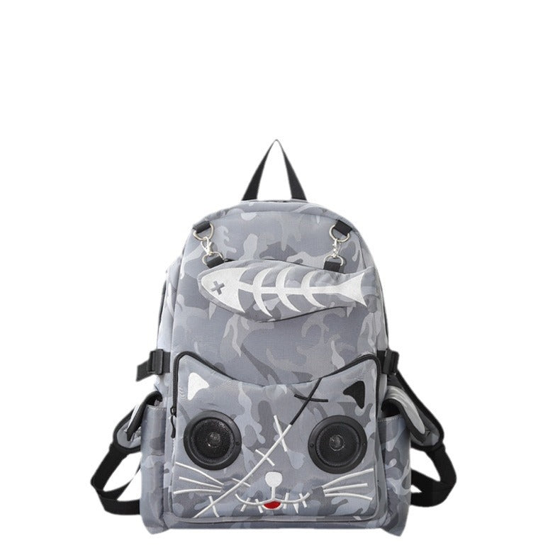 Stylish Popular Fashion Audio Nylon Waterproof Backpacks