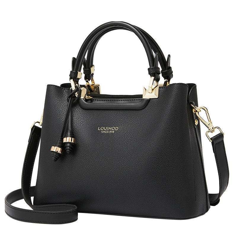 Texture Fashionable Large Capacity Versatile Western Handbags