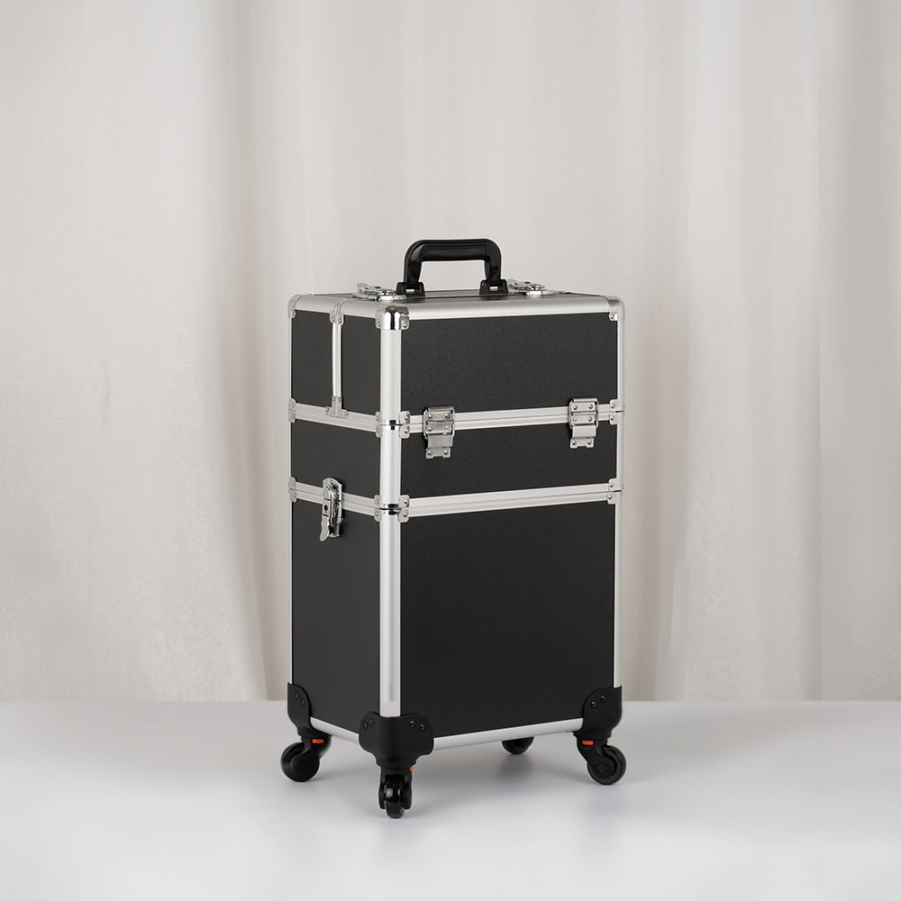 Large Capacity Storage Box With Manicure Cosmetic Cases