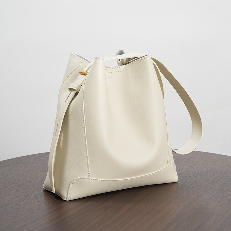 Women's Minority Commuter Genuine Leather High-grade Exquisite Bucket Bags