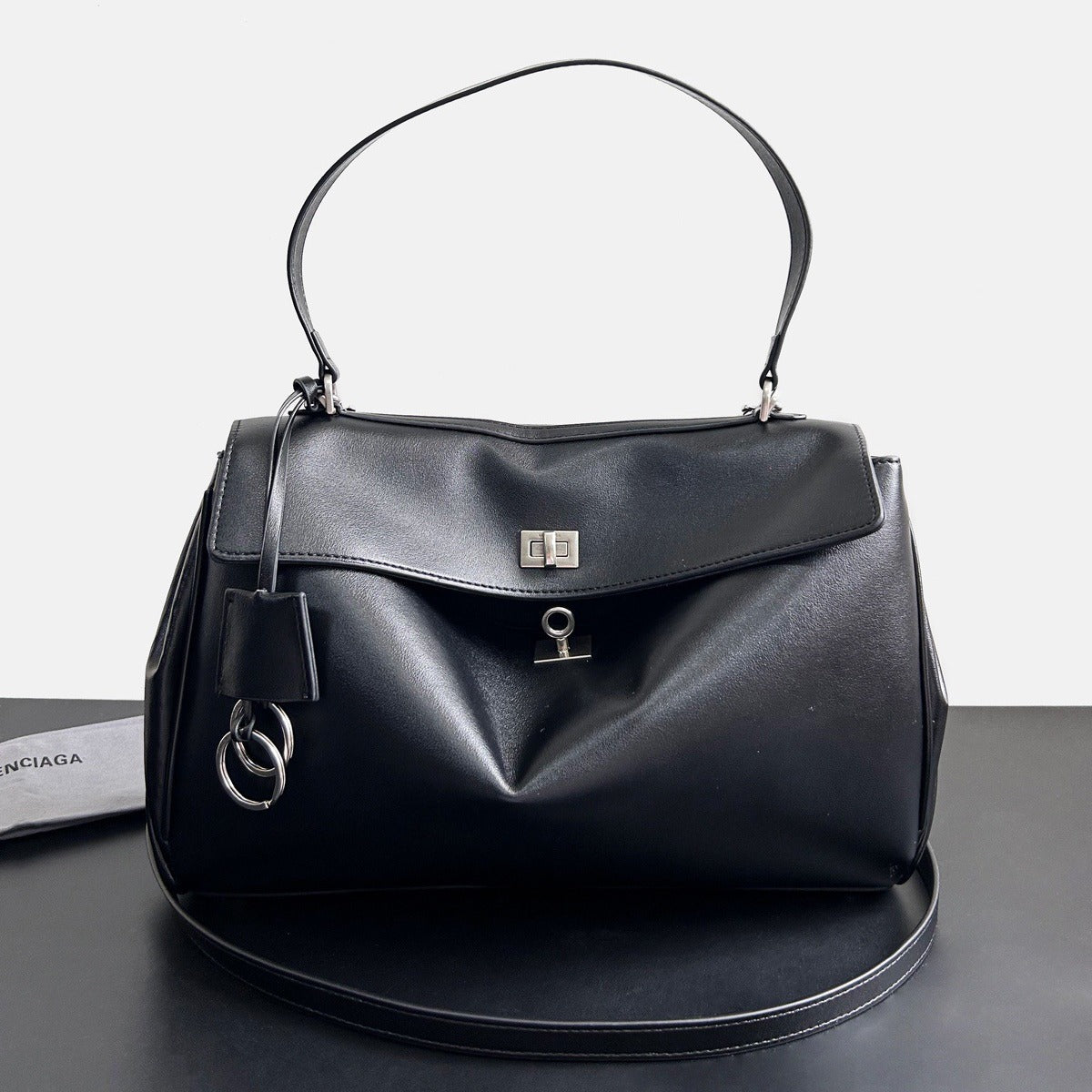 Leather Kelly High-grade Cowhide Large Capacity Bags
